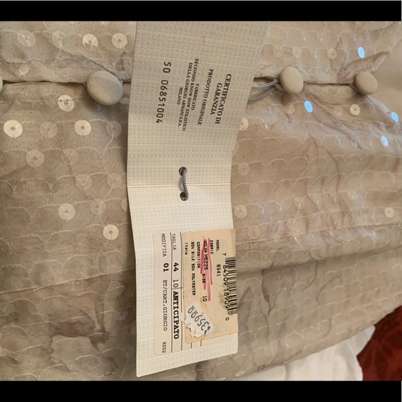 NWT Giorgio Armani Sequin Vest Made in Italy - Picture 6 of 7